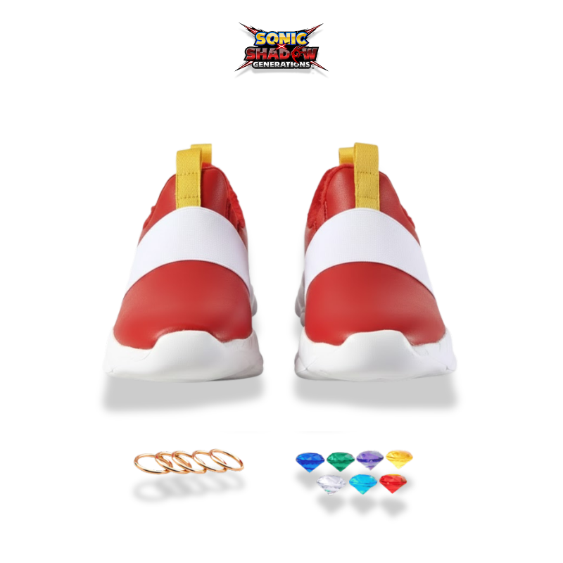 Sonic Winter Sneakers – Chaos Emeralds & Rings Edition