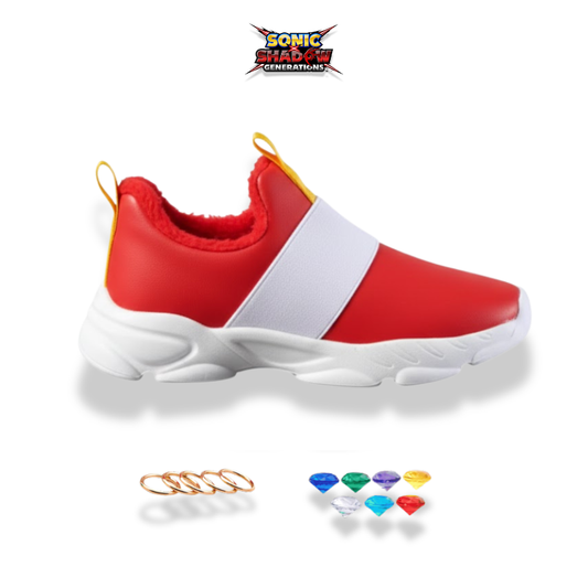 Sonic Winter Sneakers – Chaos Emeralds & Rings Edition