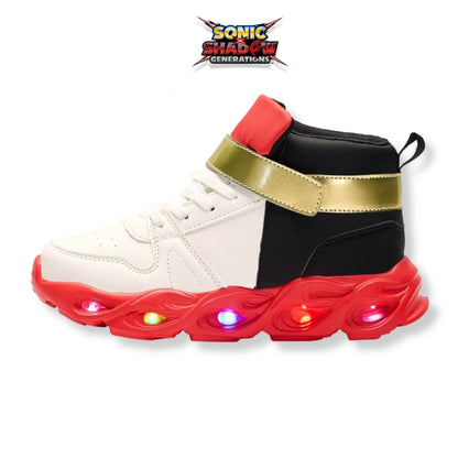 Shadow the Hedgehog Power Ring & Chaos Emerald Kids LED Sneakers