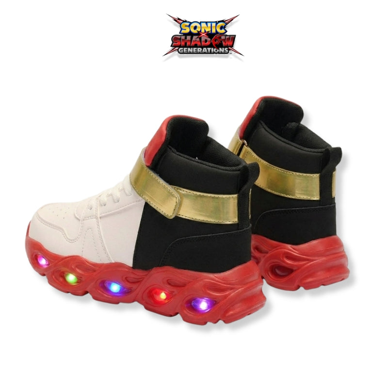 Shadow the Hedgehog Power Ring & Chaos Emerald Kids LED Sneakers