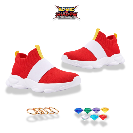 Sonic the Hedgehog Power Ring & Chaos Emerald Sneakers