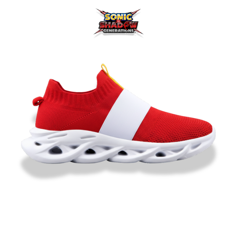 Red white Sonic sneakers 