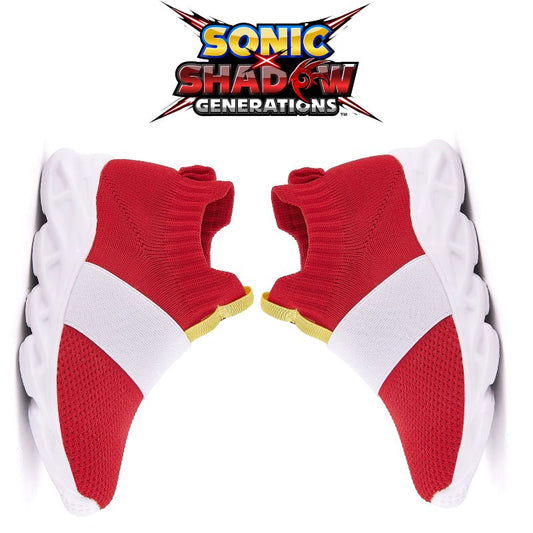 Sonic Sneakers in bold blue with a futuristic design – High-performance running shoes.