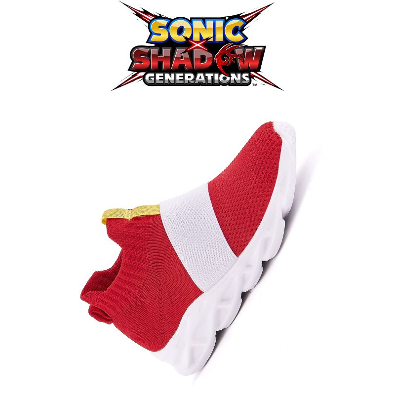 Sonic the Hedgehog inspired sneakers featuring sleek design and comfortable fit for fast-paced movement.